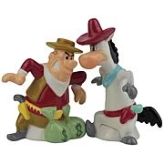 Quick Draw McGraw and Bandit Salt and Pepper Shakers